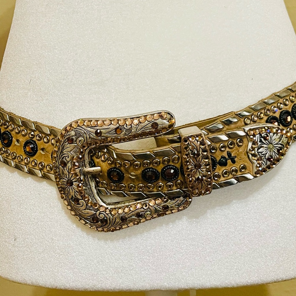 KIPPY’s Vintage Tan & Bronze Belt